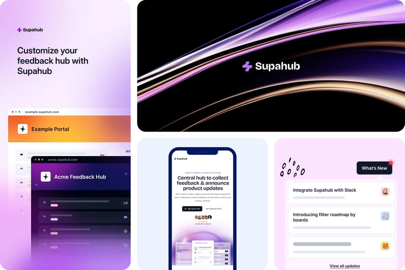 Supahub Project Showcase by Bruvvv - Feedback Management Tool